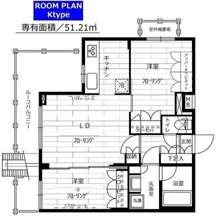 ステージグランデ世田谷上野毛アジールコート【4階】の間取り