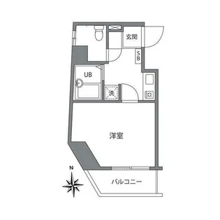 ショパン高輪【4階】の間取り
