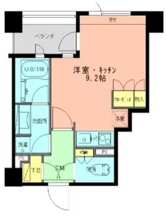 ラフィネジュ学芸大学【2階】の間取り