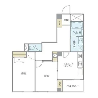 アールコート南六郷【2階】の間取り
