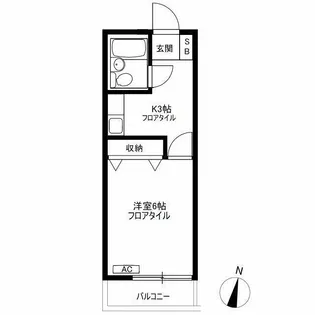 ユニバーサル用賀ハウス【1階】の間取り