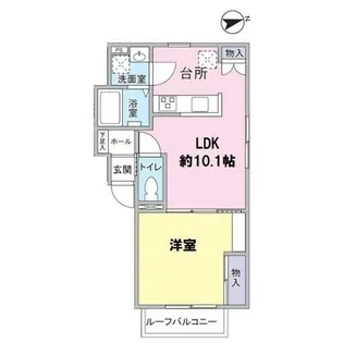 カーサ・ササキ【2階】の間取り