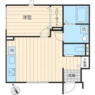 Ombrage B【1階】の間取り