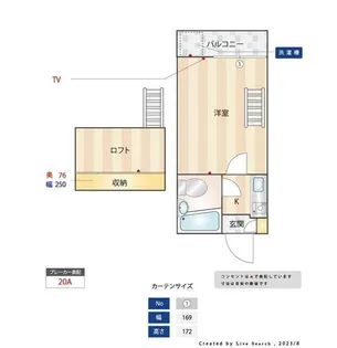 セリバシ笹塚【2階】の間取り