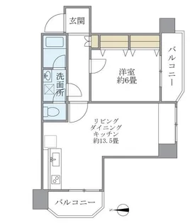 TS大森ハイム【8階】の間取り