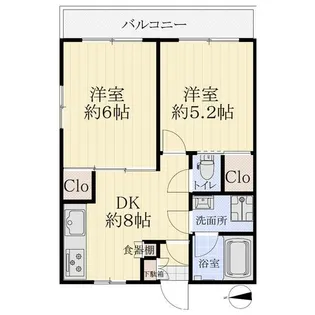 メゾーネ宮崎台【3階】の間取り