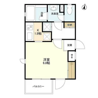 ツアーステージ北千束【1階】の間取り