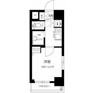 ベルファース渋谷【2階】の間取り