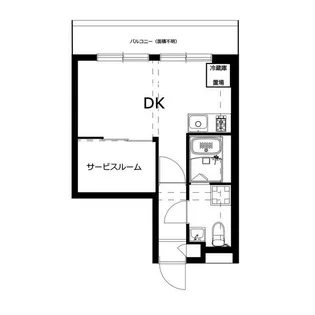 レジダンス・イン三軒茶屋【2階】の間取り