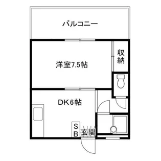 エクセルピア南六郷【3階】の間取り