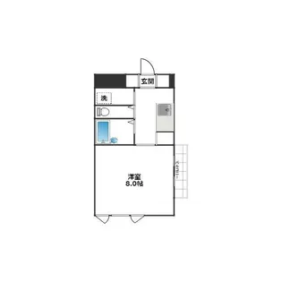 下馬ヒルス【2階】の間取り