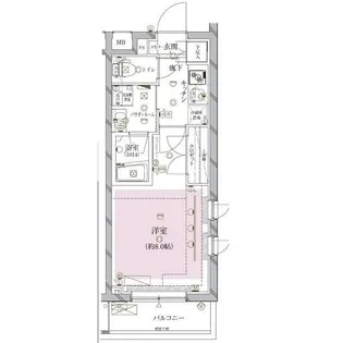 クレイシア目黒碑文谷【3階】の間取り
