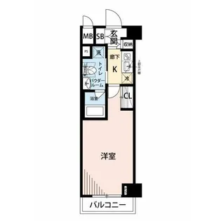 メインステージ奥沢【4階】の間取り