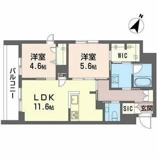 ケーズコート下目黒【2階】の間取り