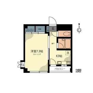 アイビー大岡山【2階】の間取り