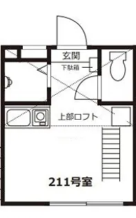 ideal戸越銀座【2階】の間取り