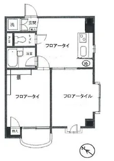 ソアール戸越【4階】の間取り