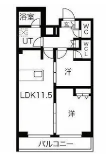 マテリア洗足池【4階】の間取り