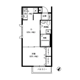 パーク西小山【4階】の間取り
