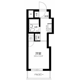 スカイコート世田谷用賀【4階】の間取り