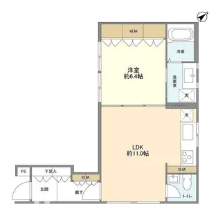 F K Daikanyama【1階】の間取り