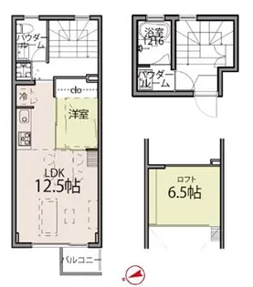 TAS経堂レジデンス【3階】の間取り