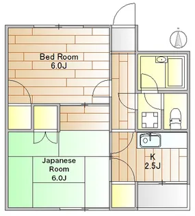 ディーセントメグロ【1階】の間取り