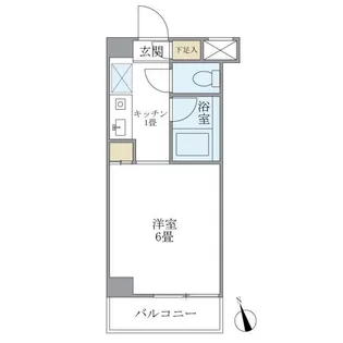 ブランシェ高輪【3階】の間取り