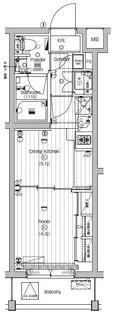 PREMIUM CUBE 世田谷#mo【2階】の間取り