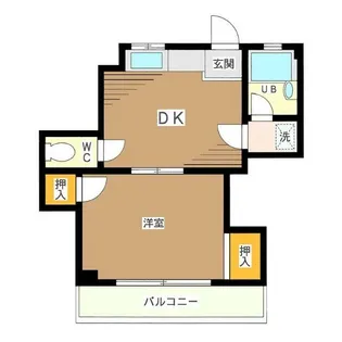 マンションサファイア【2階】の間取り