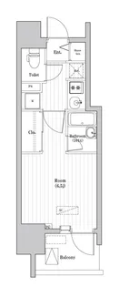 大森海岸レジデンス【6階】の間取り