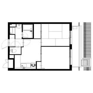 朝日プラザ新蒲田【4階】の間取り