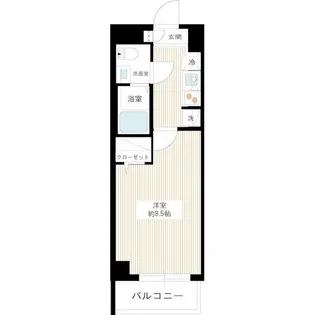 XEBEC京急蒲田【1階】の間取り