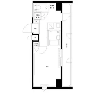ルーブル西五反田弐番館【2階】の間取り
