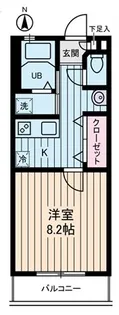 エスポワールM【2階】の間取り