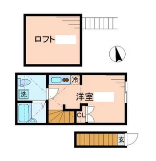 ポモドーロ蒲田【2階】の間取り