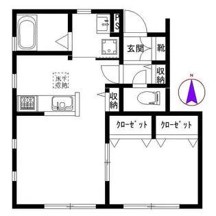 アネシス奧沢【1階】の間取り