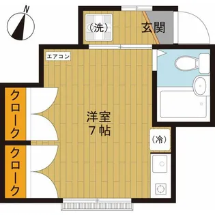 望月ハイツ【2階】の間取り