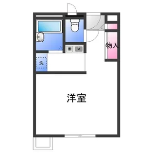レオパレス中井町5【2階】の間取り