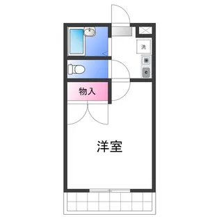 レオパレス中井町2【3階】の間取り