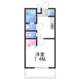フジパレス貝塚半田【2階】の間取り