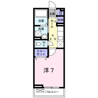 シャロル Ⅲ【2階】の間取り
