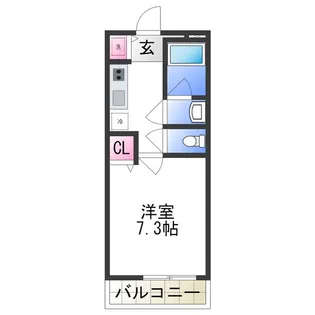 ラ・ユーミン松之浜【1階】の間取り