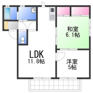 シャーメゾン ヤークレイ【2階】の間取り