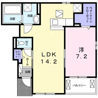 ココアベル【1階】の間取り
