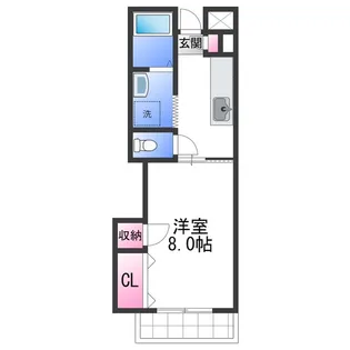 グランシャンブル【2階】の間取り