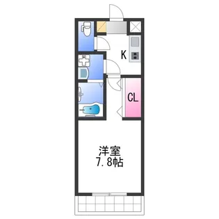 ジーメゾン高石加茂【3階】の間取り