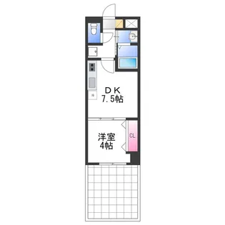 K’sスクエア岸和田北町【3階】の間取り
