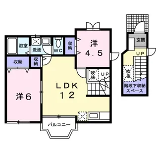 ハイツ ハピネス【2階】の間取り