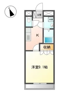 ロッソスクーデリア【1階】の間取り